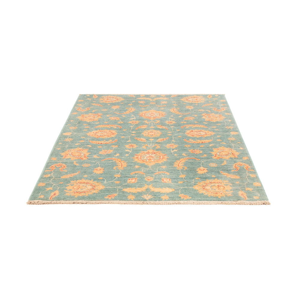 Ziegler Teppich - 179 x 125 cm - seeblau