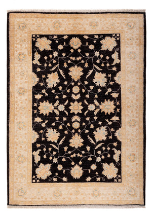 Ziegler Teppich - 178 x 125 cm - schwarz