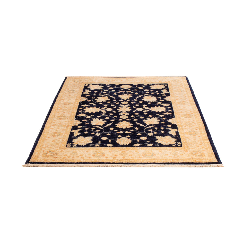 Ziegler Teppich - 174 x 120 cm - schwarz