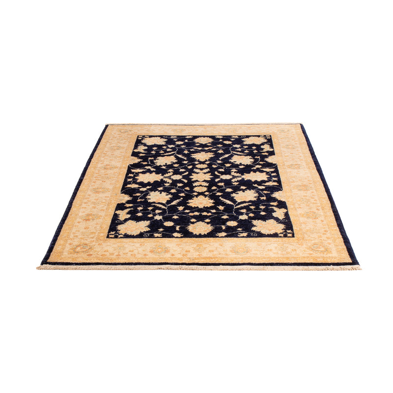 Ziegler Teppich - 174 x 120 cm - schwarz