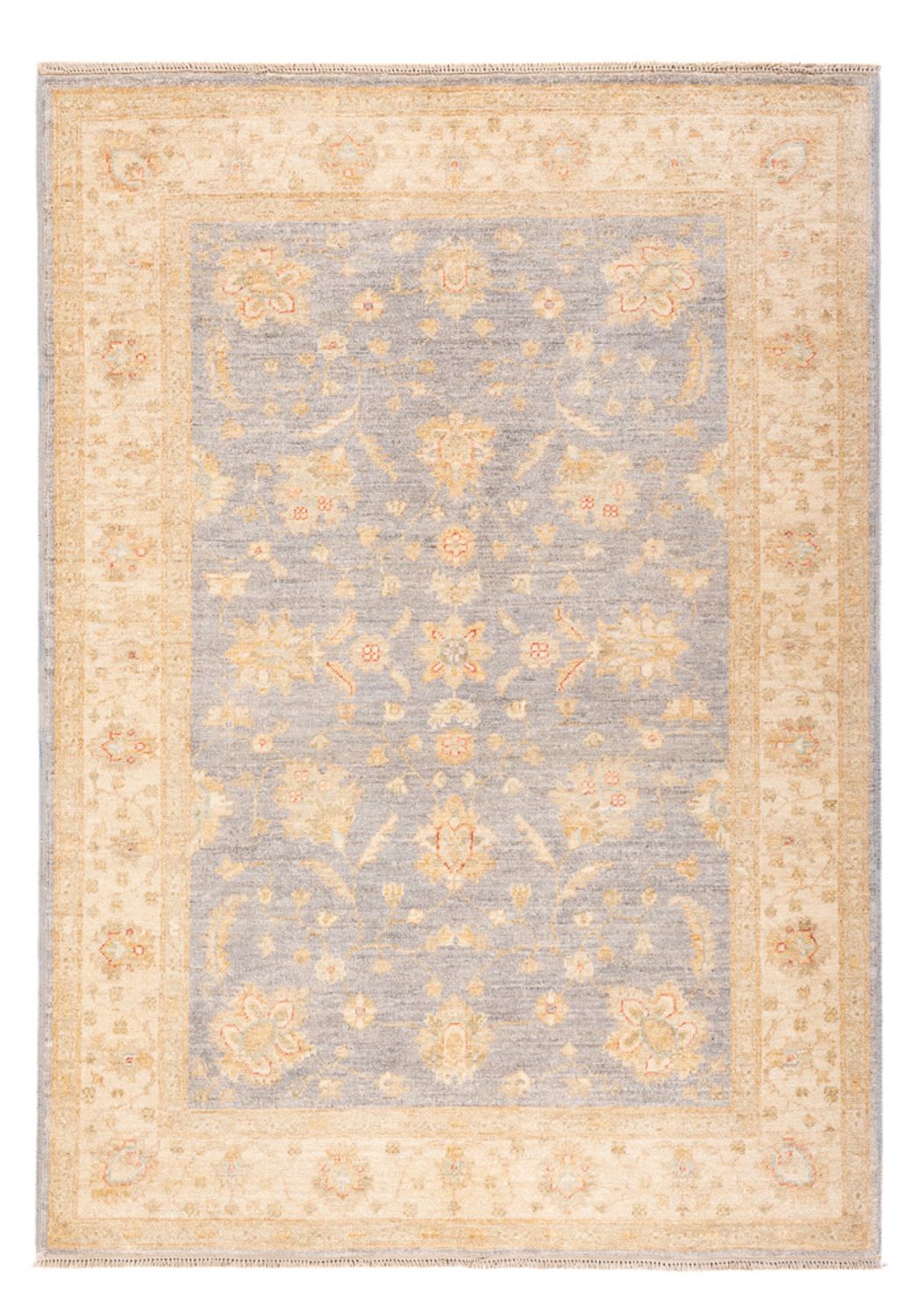 Ziegler Teppich - 178 x 120 cm - seeblau