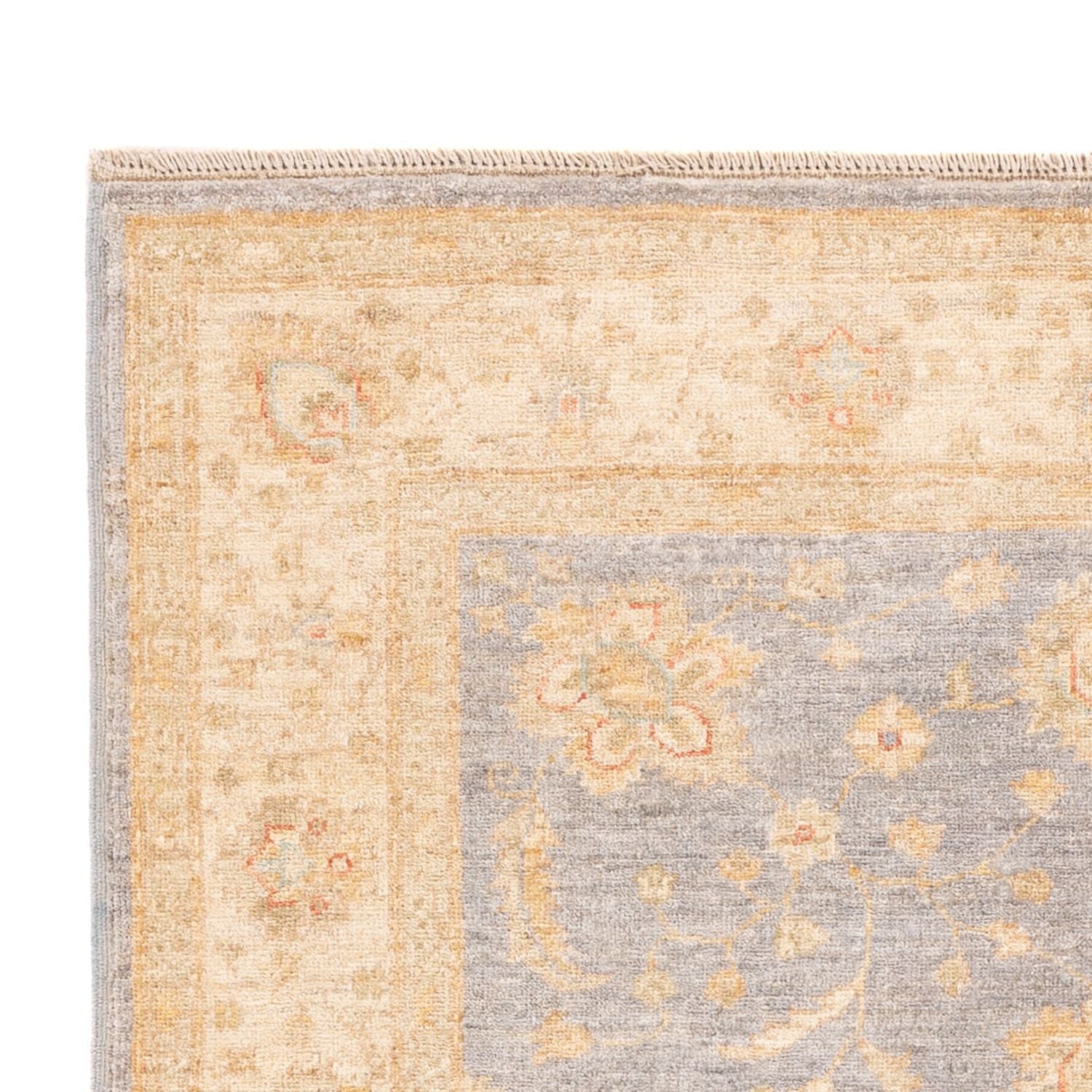 Ziegler Teppich - 178 x 120 cm - seeblau