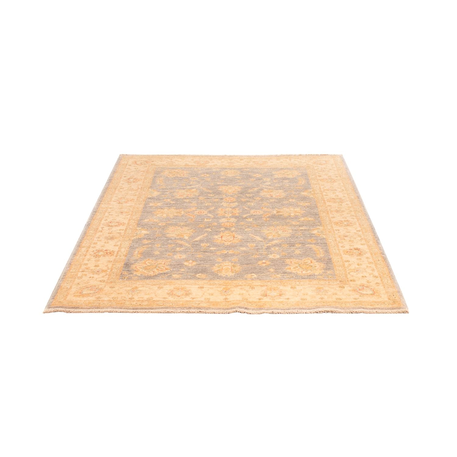 Ziegler Teppich - 178 x 120 cm - seeblau