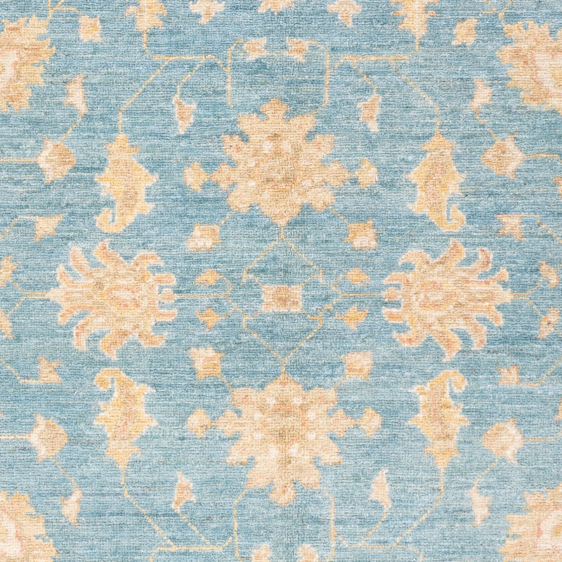 Ziegler Teppich - 177 x 122 cm - seeblau