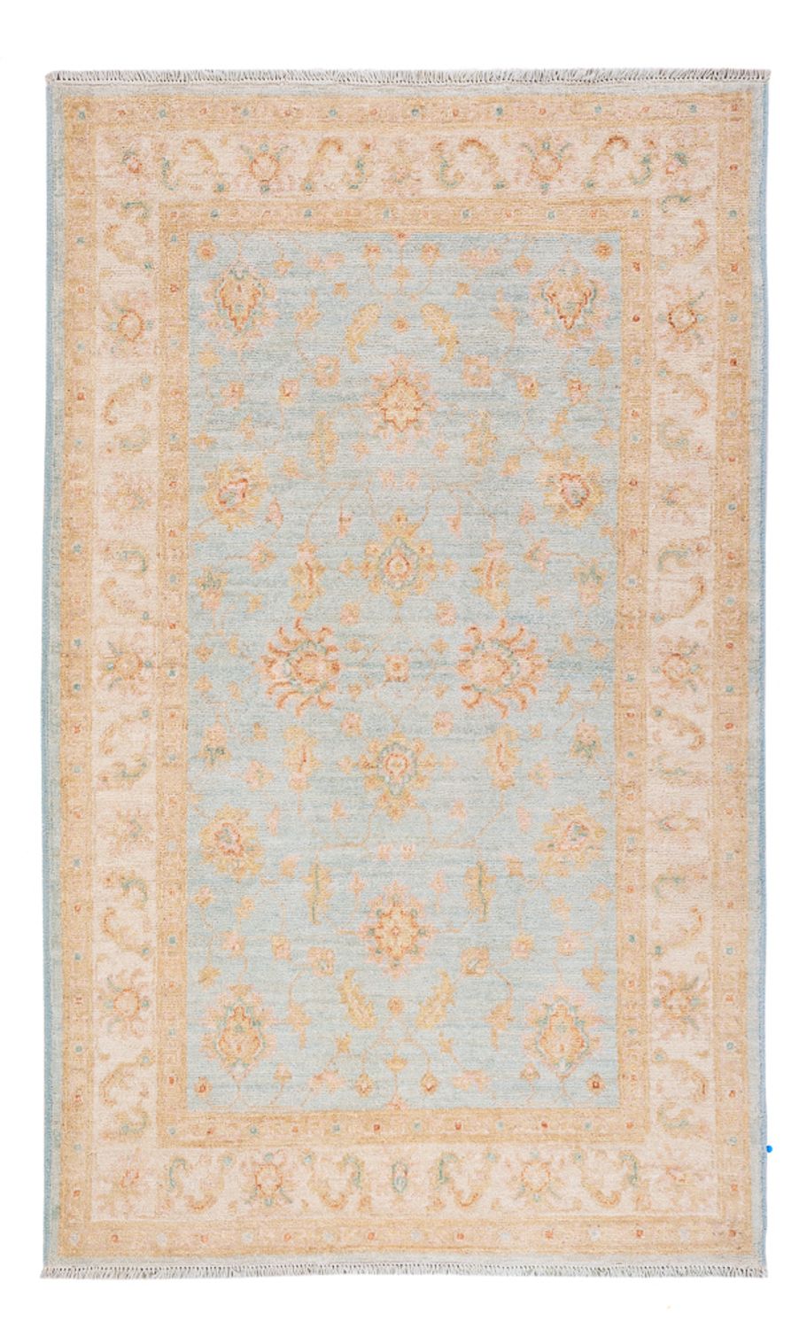 Ziegler Teppich - 160 x 98 cm - aqua