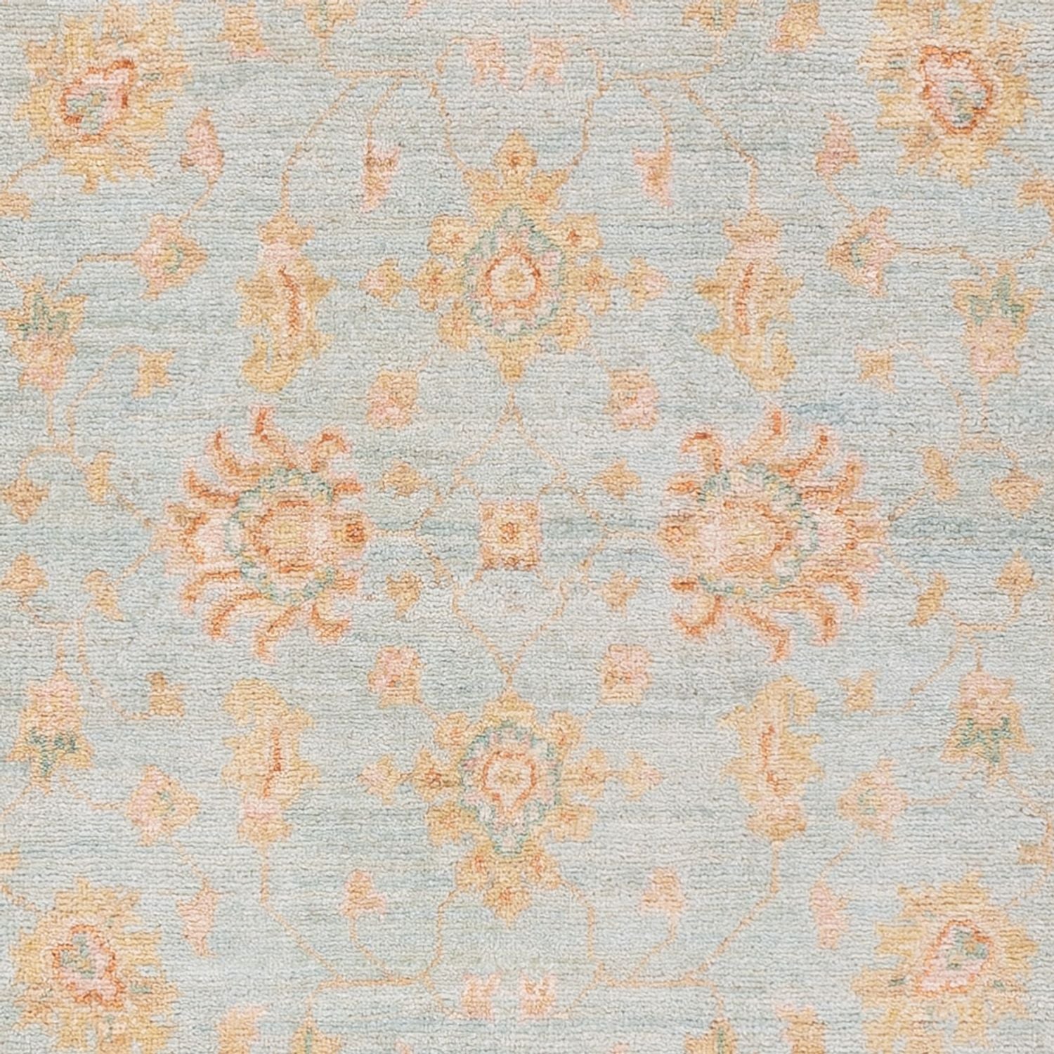 Ziegler Teppich - 160 x 98 cm - aqua
