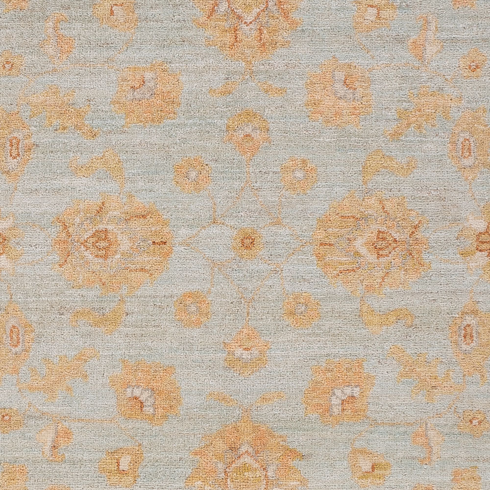 Ziegler Teppich - 148 x 103 cm - hellblau