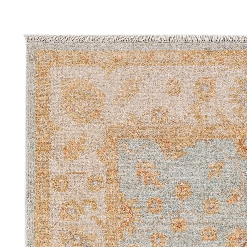 Ziegler Teppich - 148 x 103 cm - hellblau