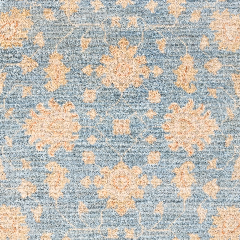 Ziegler Teppich - 149 x 100 cm - blau