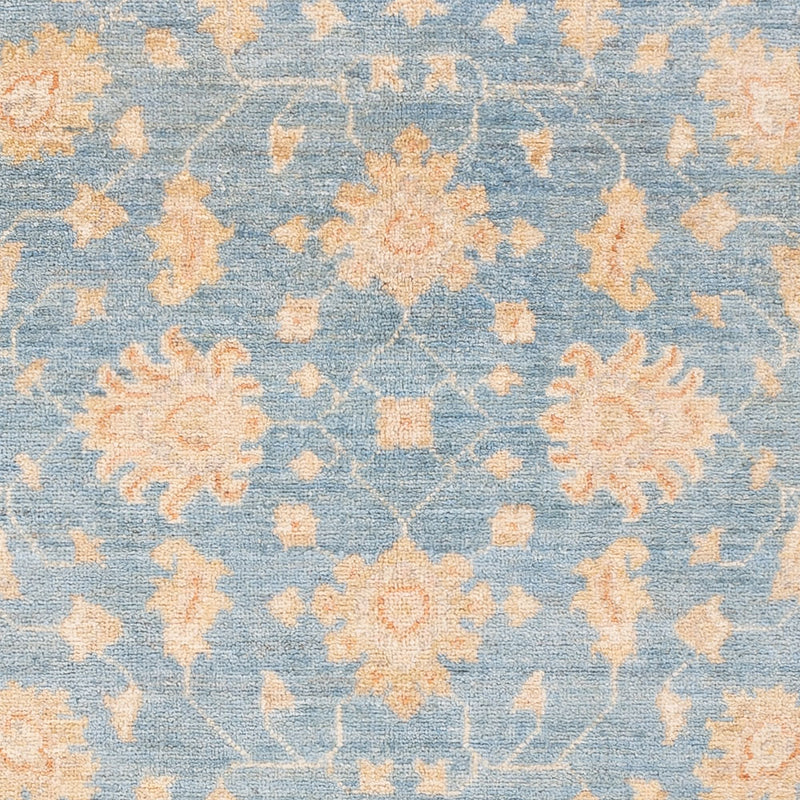 Ziegler Teppich - 149 x 100 cm - blau