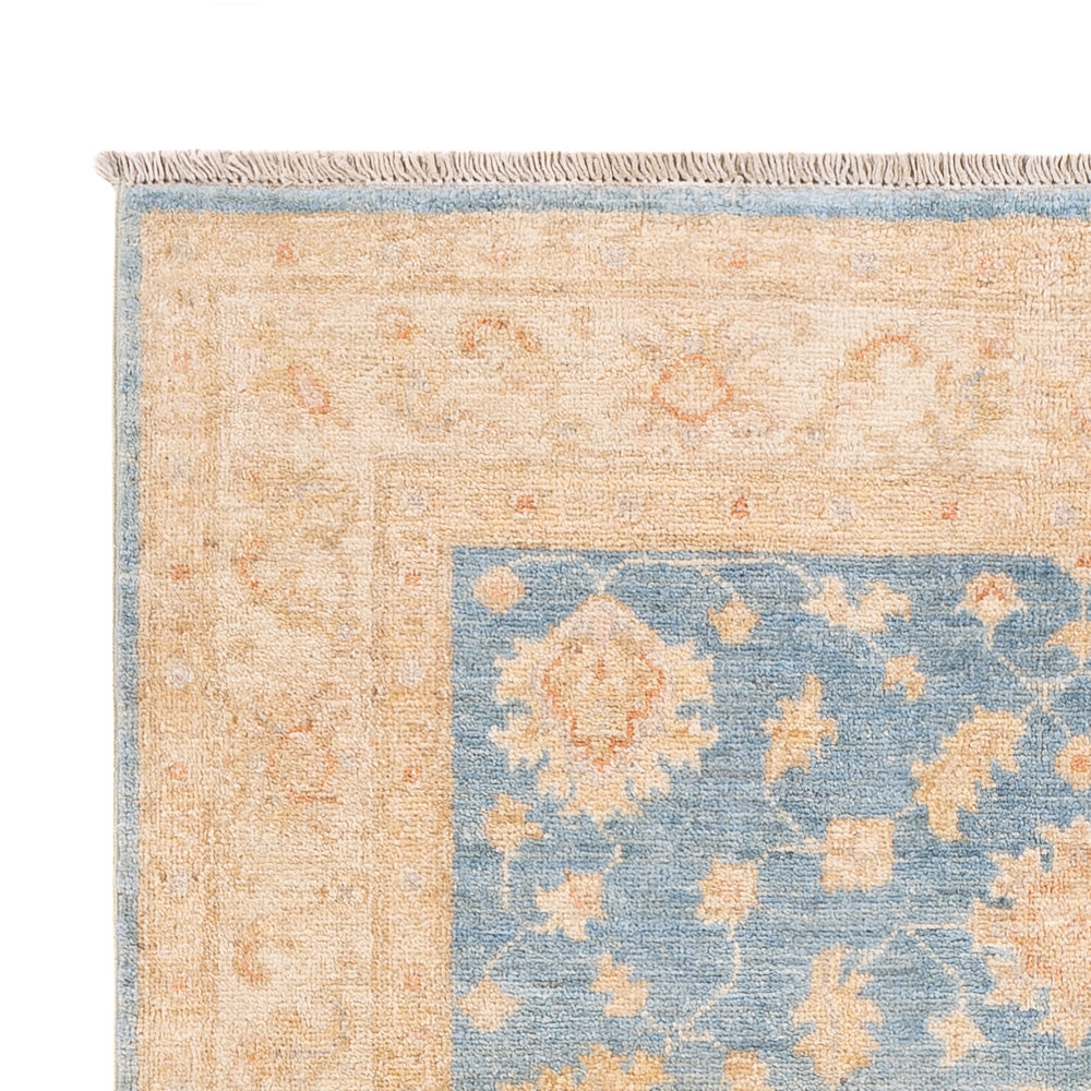 Ziegler Teppich - 149 x 100 cm - blau