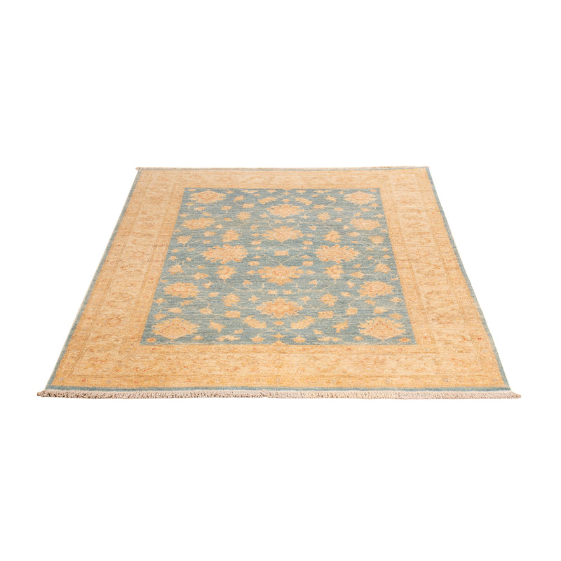 Ziegler Teppich - 149 x 100 cm - blau
