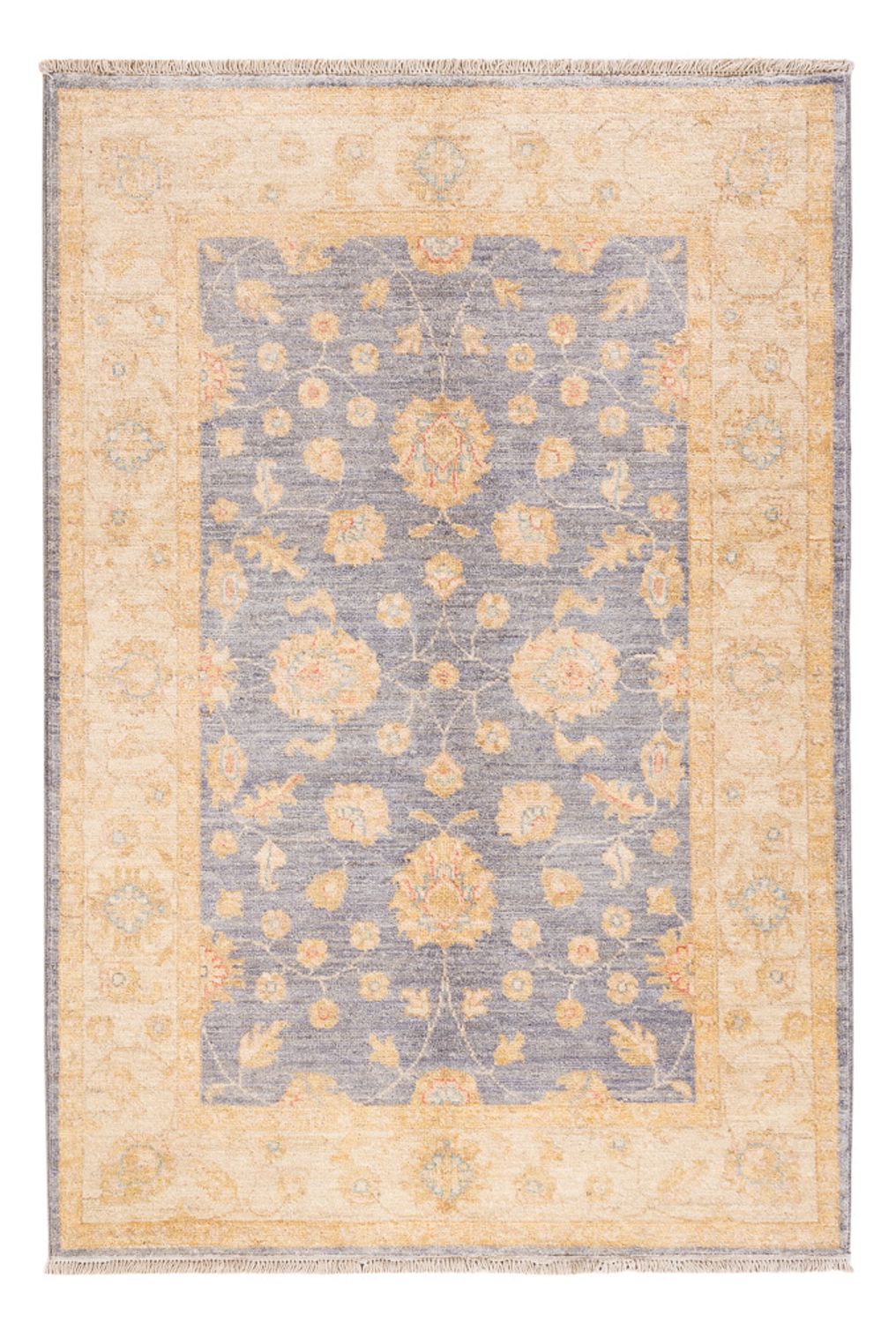 Ziegler Teppich - 149 x 100 cm - petrolblau