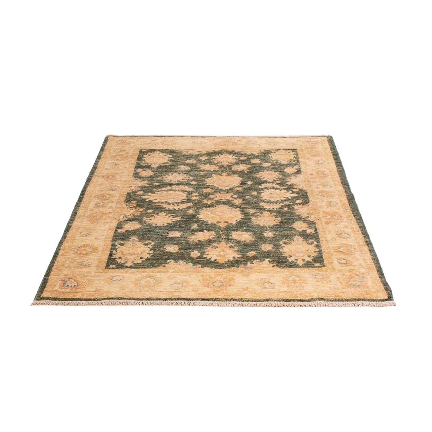 Ziegler Teppich - 150 x 105 cm - minzgrün