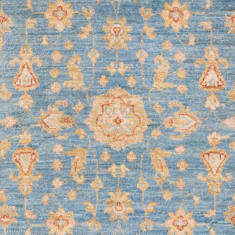 Ziegler Teppich - 153 x 102 cm - blau