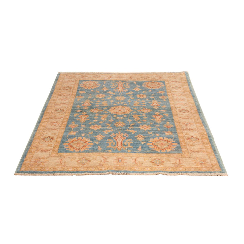 Ziegler Teppich - 153 x 102 cm - blau