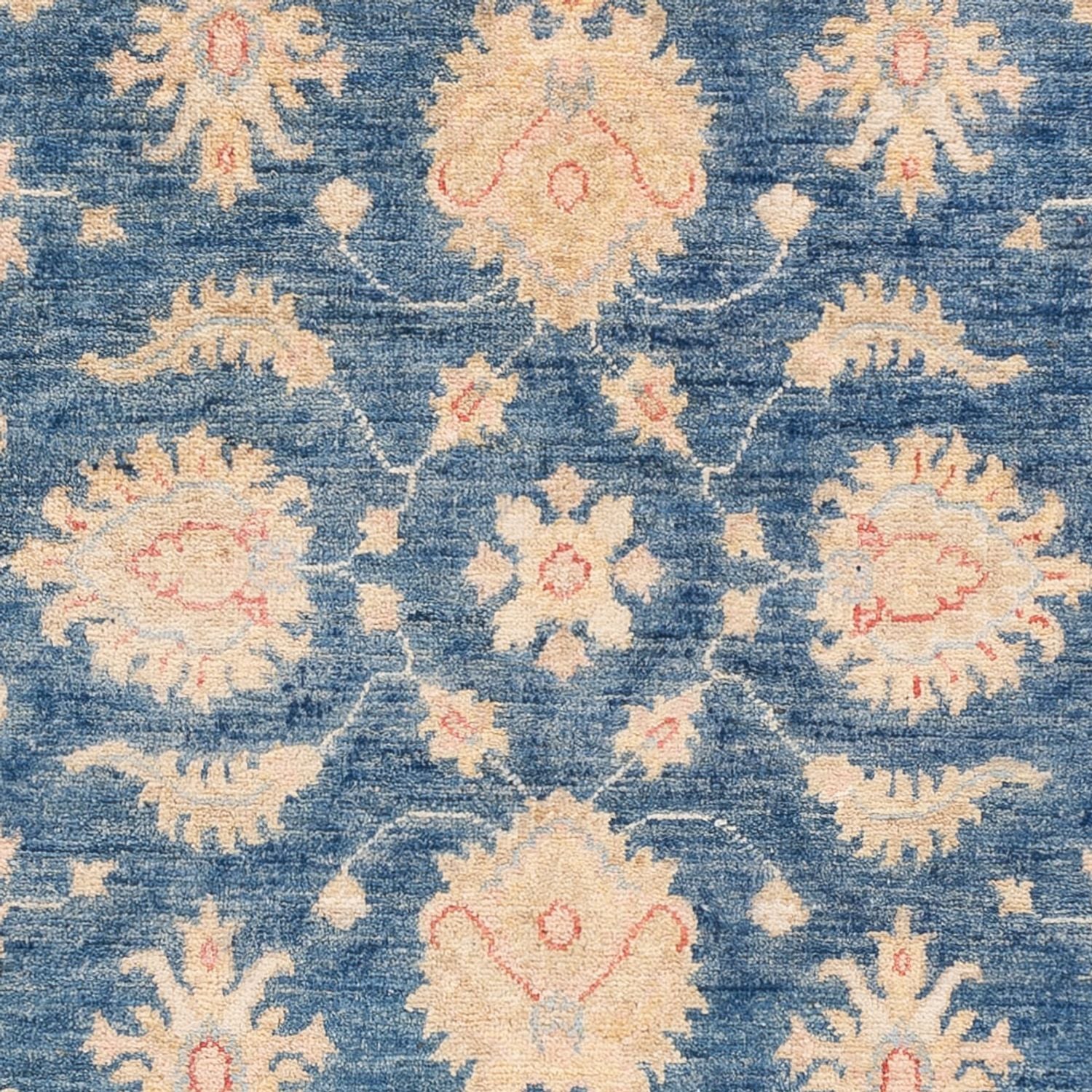 Ziegler Teppich - 150 x 100 cm - blau