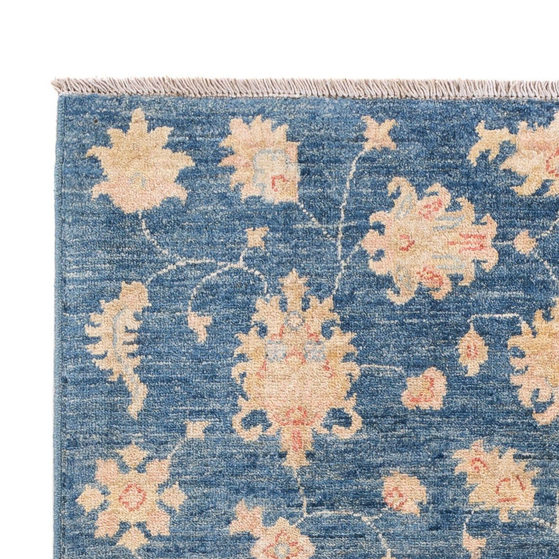 Ziegler Teppich - 150 x 100 cm - blau