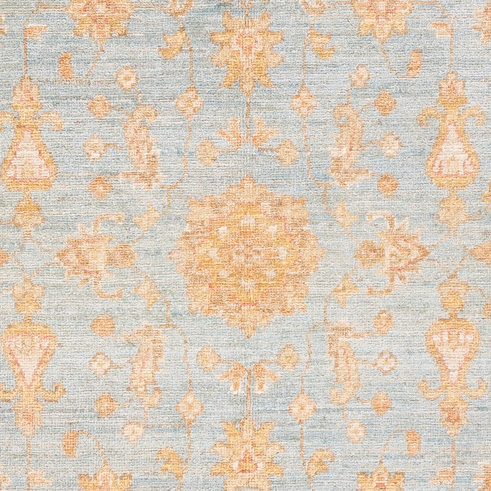 Ziegler Teppich - 152 x 100 cm - hellblau