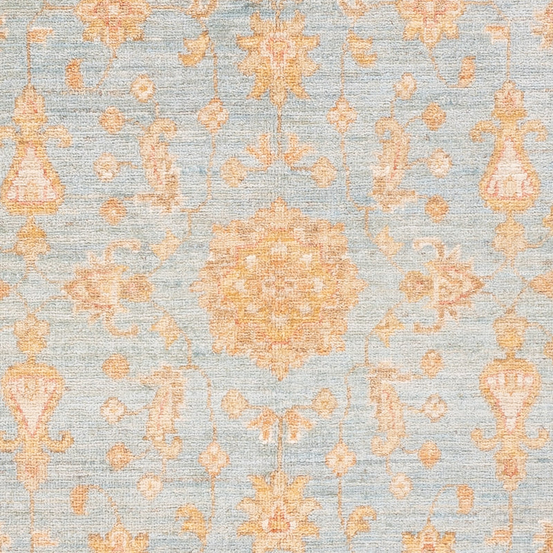 Ziegler Teppich - 152 x 100 cm - hellblau