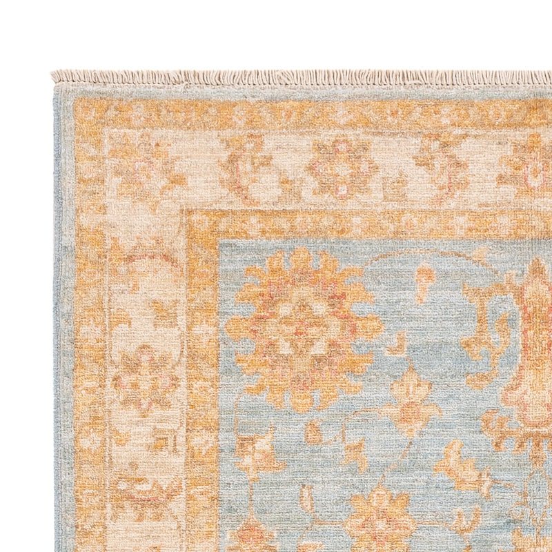 Ziegler Teppich - 152 x 100 cm - hellblau