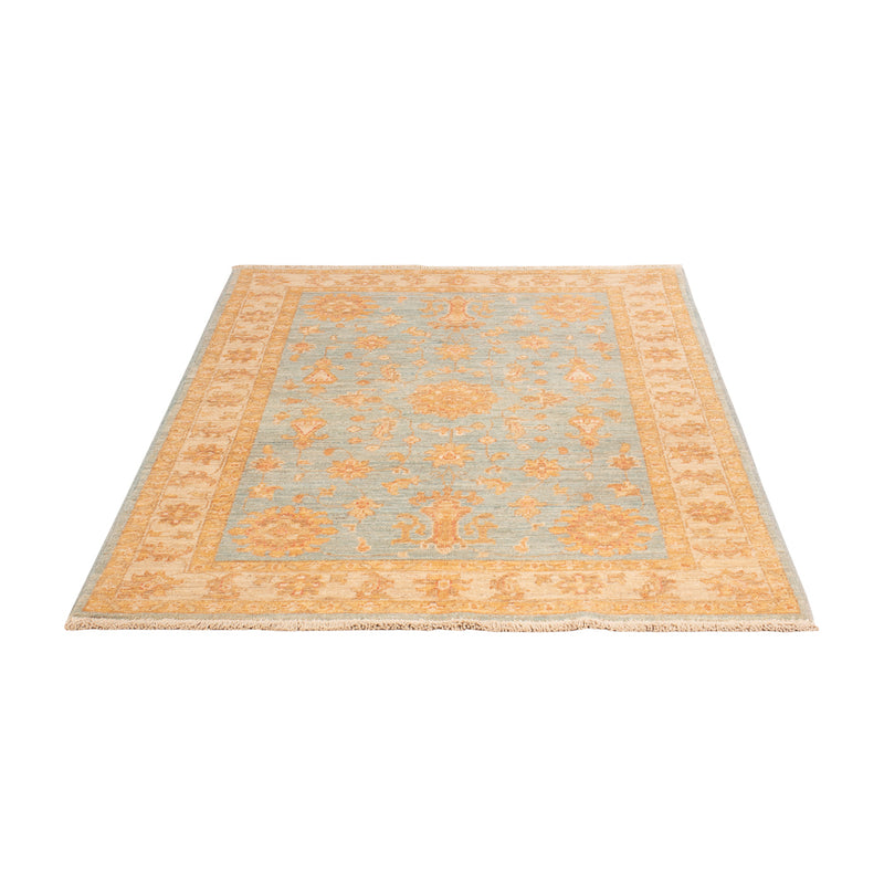 Ziegler Teppich - 152 x 100 cm - hellblau