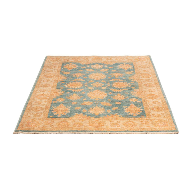 Ziegler Teppich - 143 x 100 cm - blau
