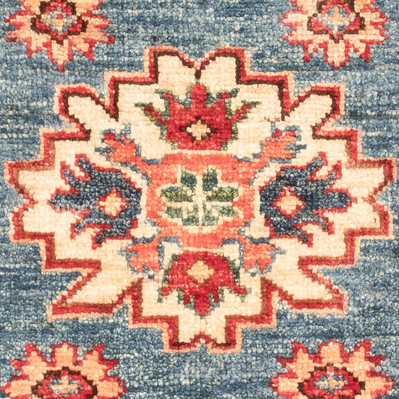 Ziegler Teppich - Kazak - Royal - 86 x 56 cm - blau