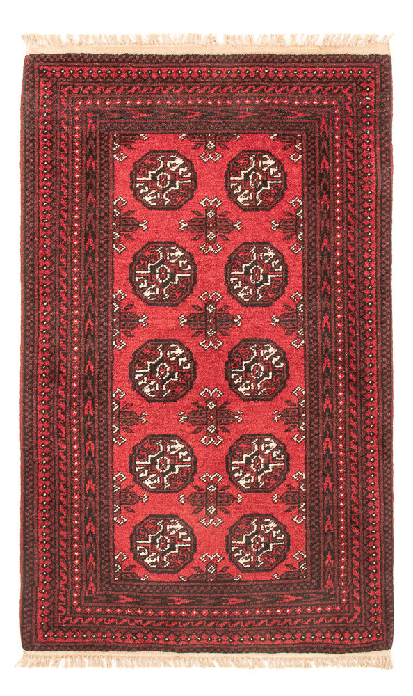 Afghan Teppich - Filpa - 120 x 77 cm - rot
