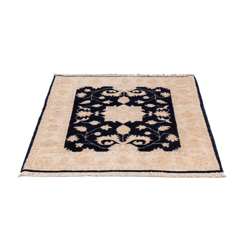 Ziegler Teppich - 98 x 81 cm - schwarz