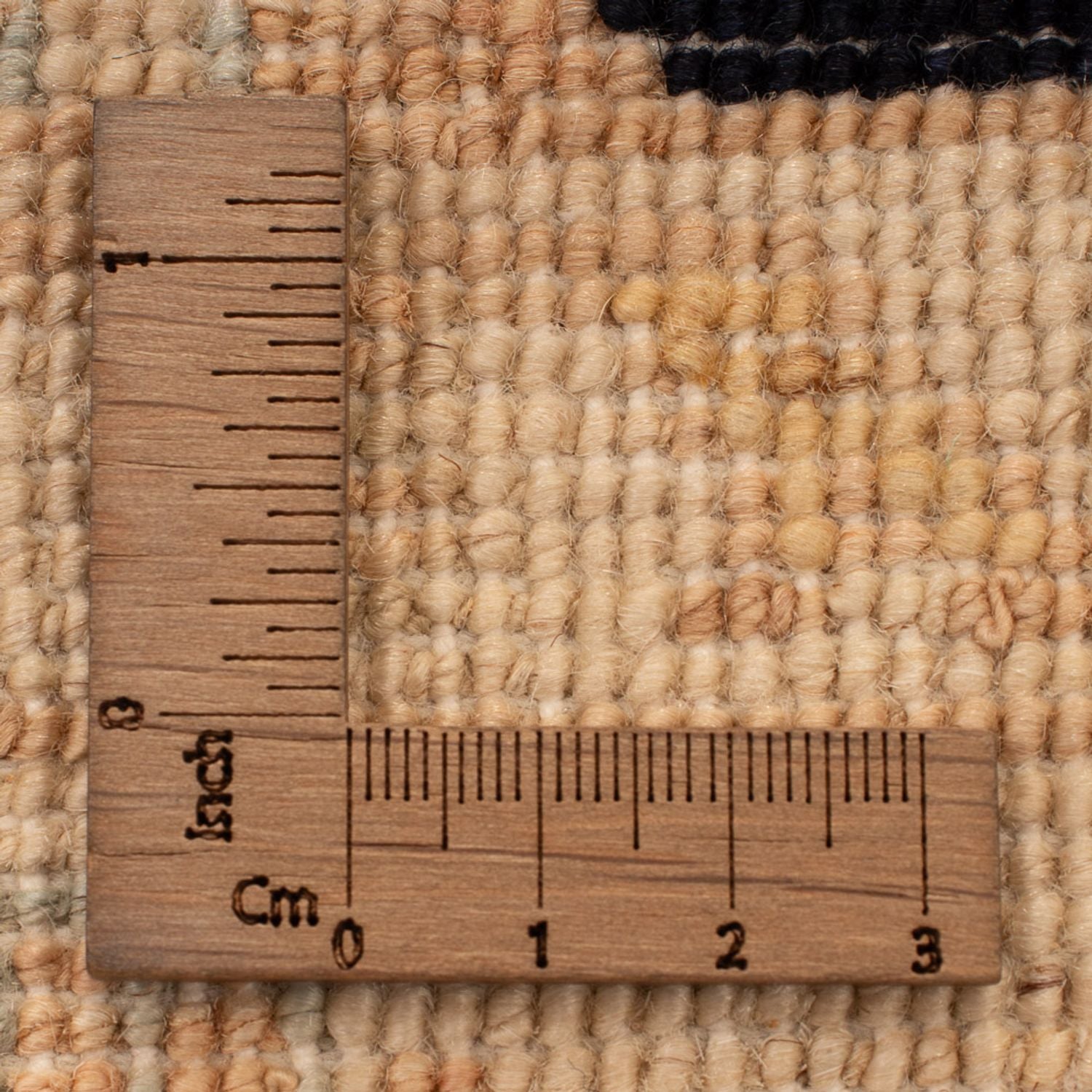Ziegler Teppich - 102 x 80 cm - schwarz