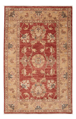 Ziegler Teppich - 123 x 78 cm - dunkelrot
