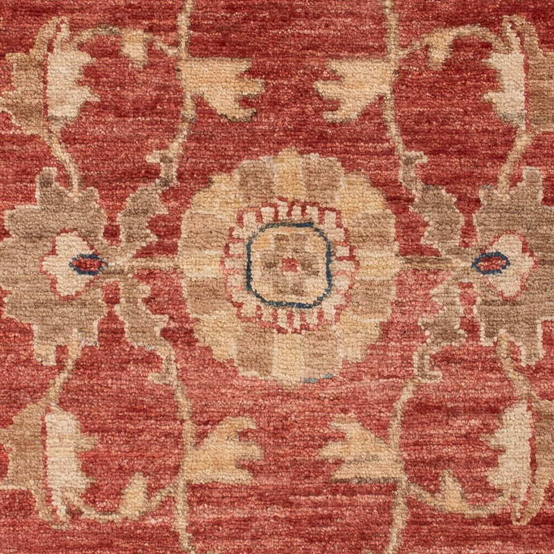 Ziegler Teppich - 123 x 78 cm - dunkelrot