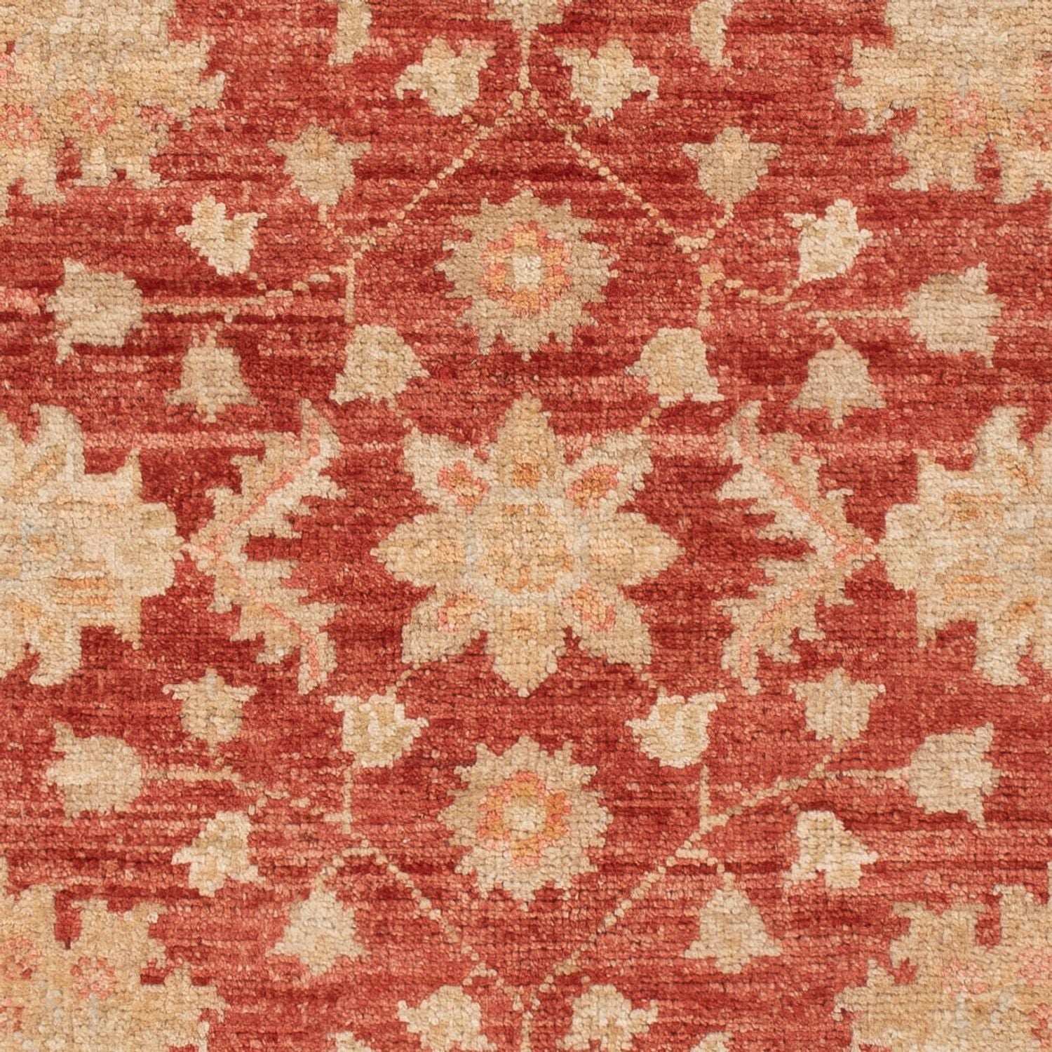 Ziegler Teppich - 125 x 80 cm - dunkelrot