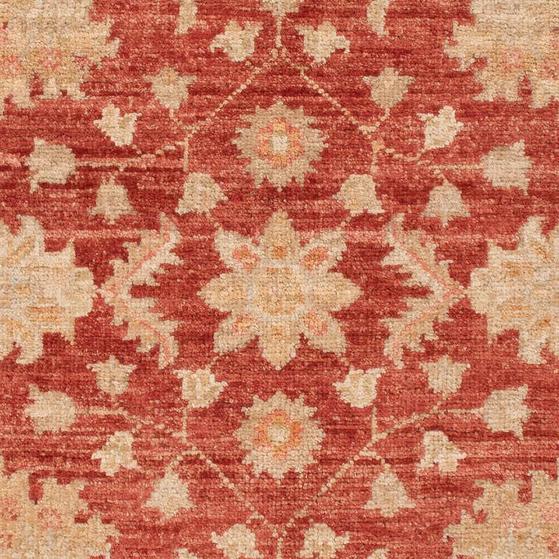 Ziegler Teppich - 125 x 80 cm - dunkelrot