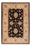 Ziegler Teppich - 121 x 80 cm - schwarz