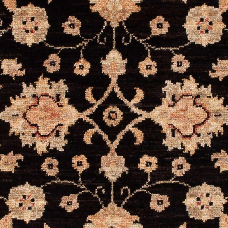 Ziegler Teppich - 121 x 80 cm - schwarz