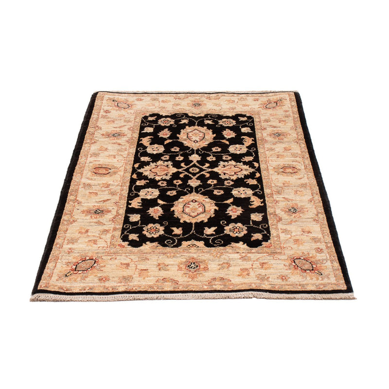 Ziegler Teppich - 121 x 80 cm - schwarz