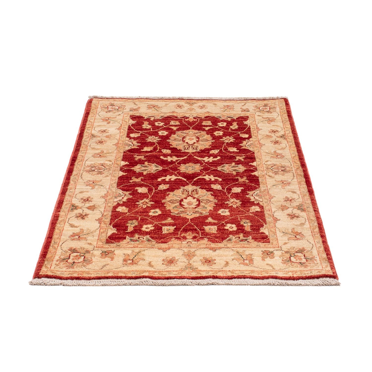 Ziegler Teppich - 124 x 80 cm - rot