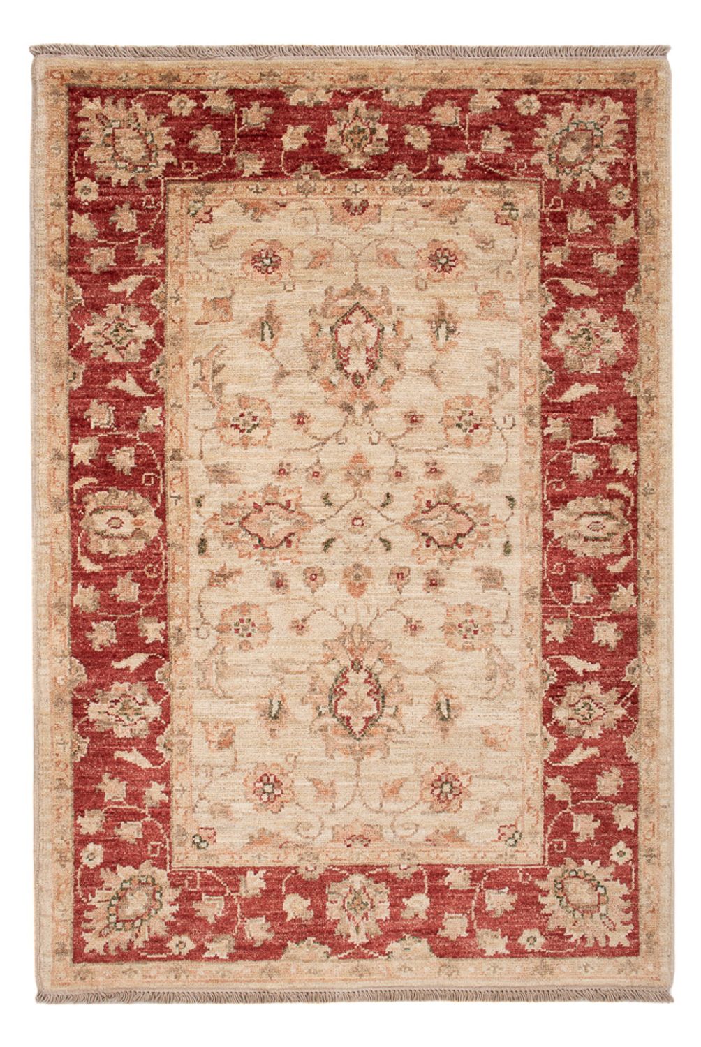 Ziegler Teppich - 124 x 84 cm - beige