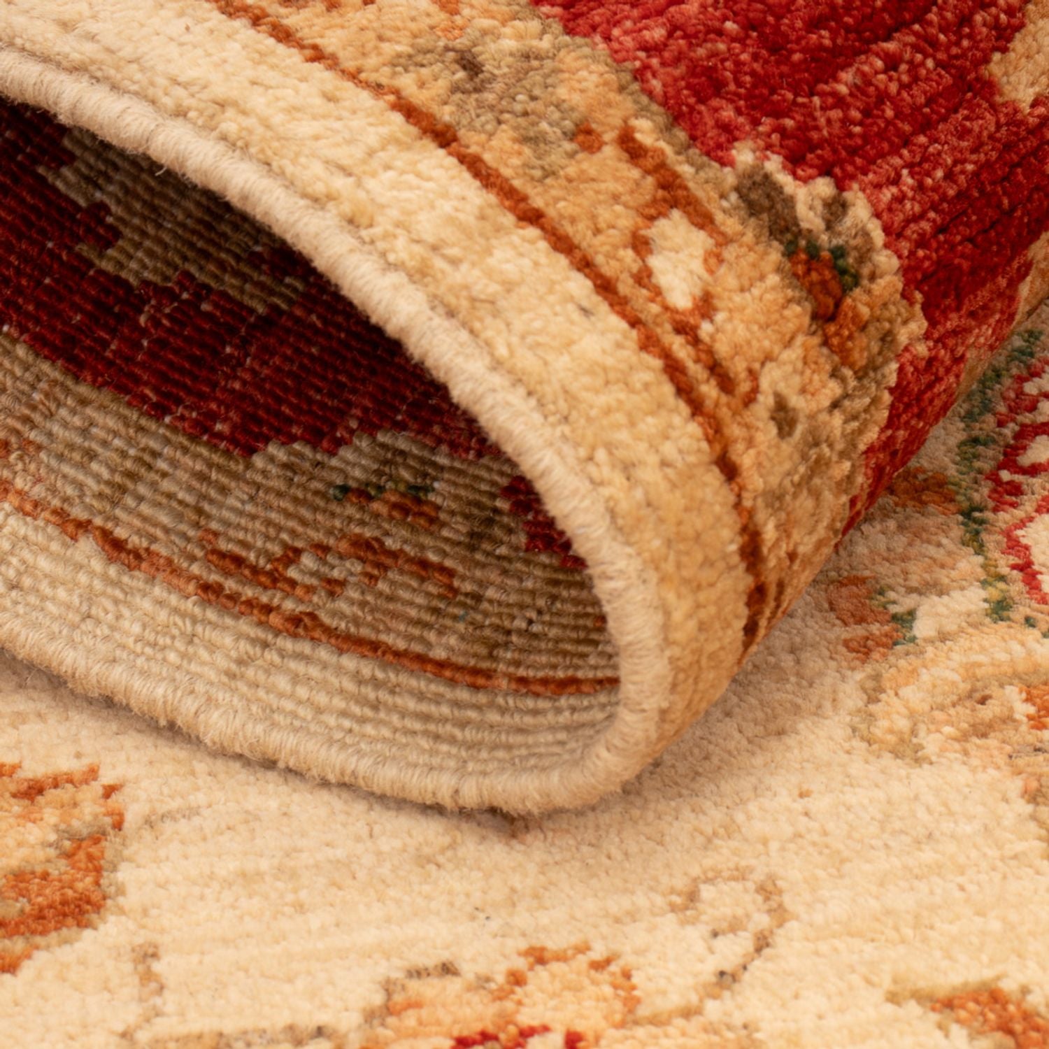 Ziegler Teppich - 130 x 81 cm - beige