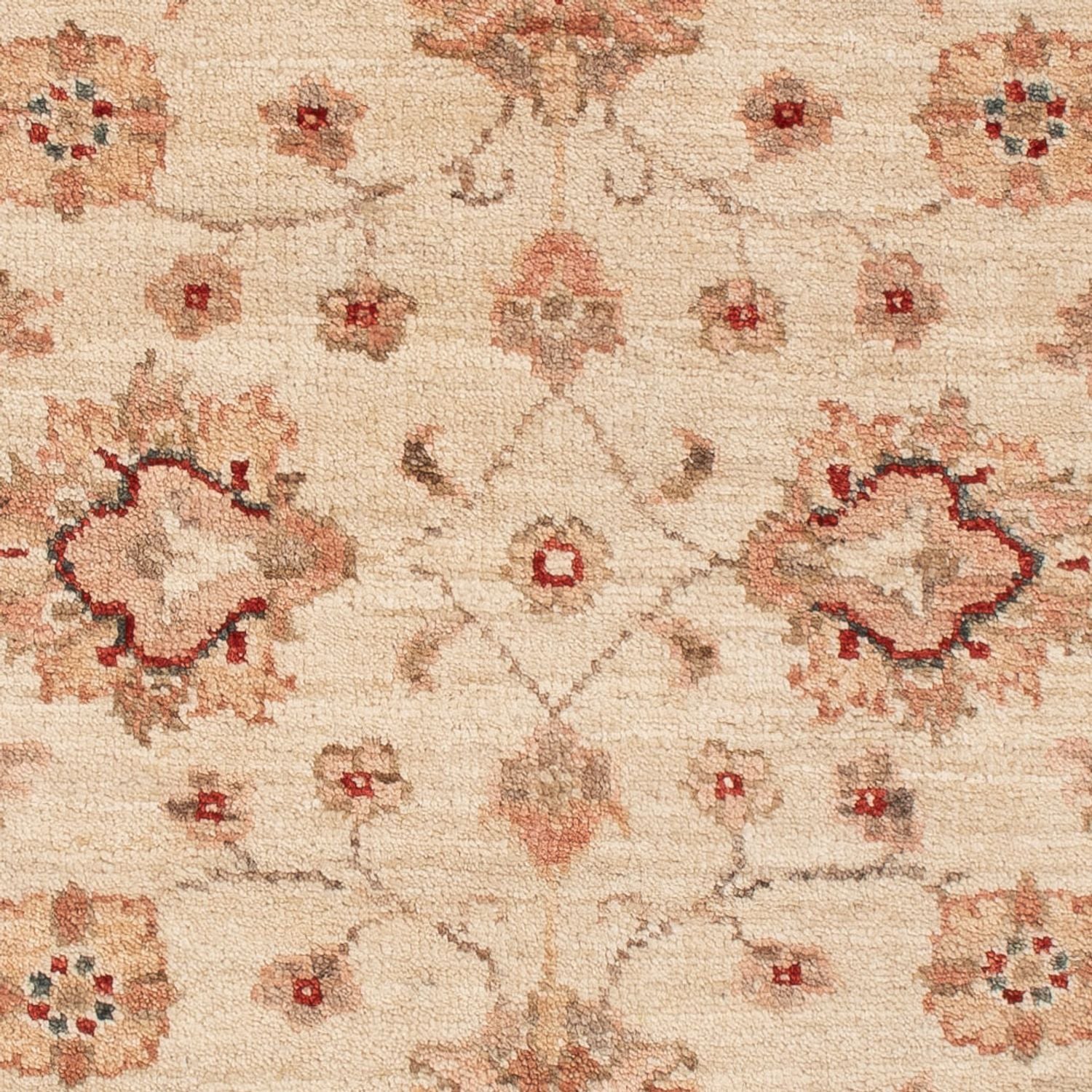 Ziegler Teppich - 109 x 88 cm - beige