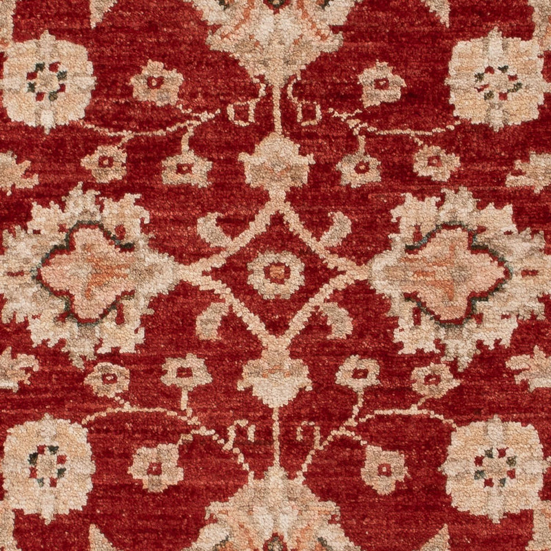 Ziegler Teppich - 122 x 84 cm - bordeauxrot