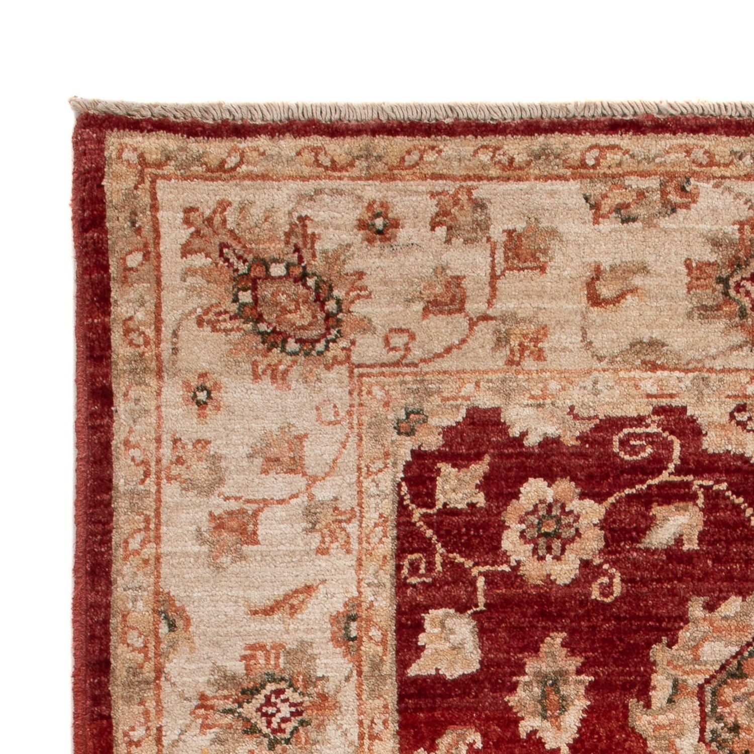 Ziegler Teppich - 122 x 84 cm - bordeauxrot