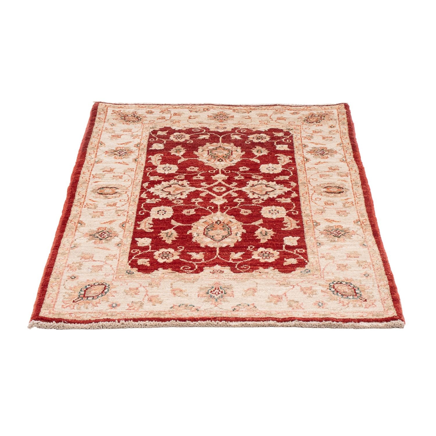 Ziegler Teppich - 122 x 84 cm - bordeauxrot