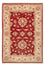 Ziegler Teppich - 119 x 80 cm - bordeauxrot