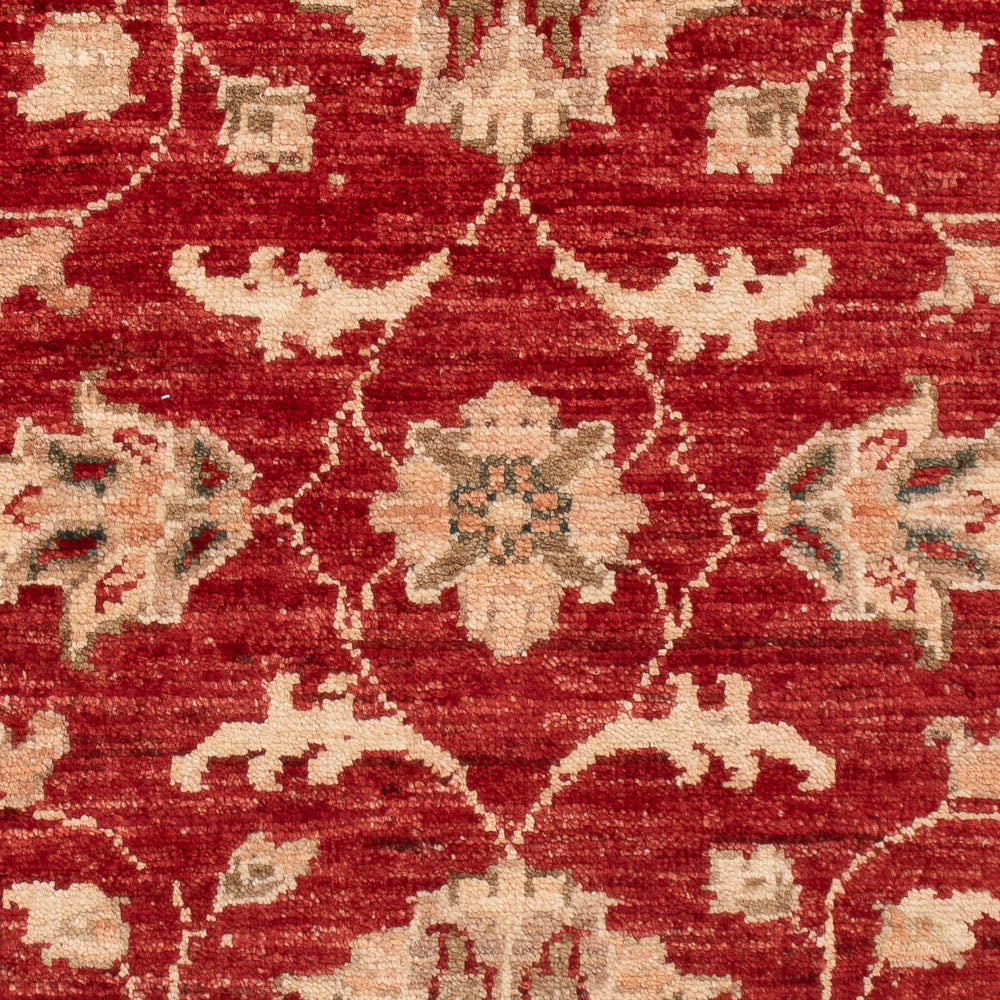 Ziegler Teppich - 119 x 80 cm - bordeauxrot