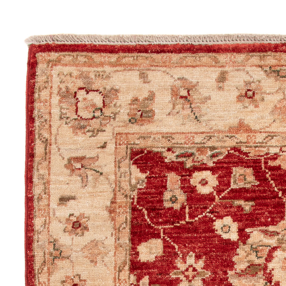 Ziegler Teppich - 119 x 80 cm - bordeauxrot