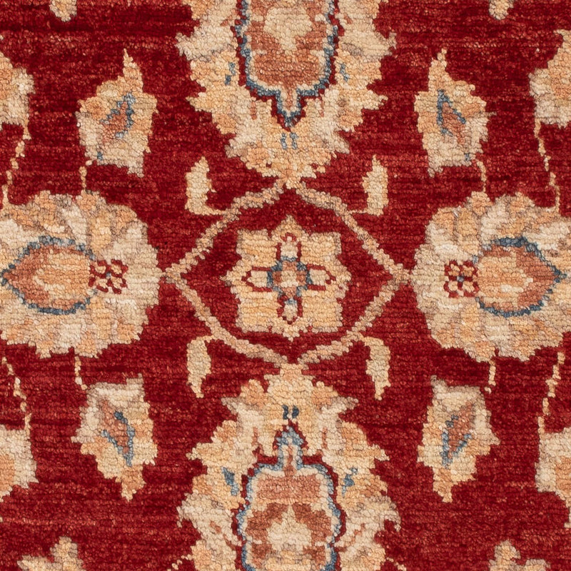 Ziegler Teppich - 101 x 75 cm - bordeauxrot