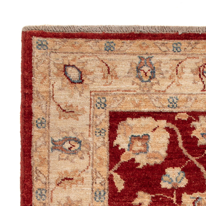 Ziegler Teppich - 101 x 75 cm - bordeauxrot